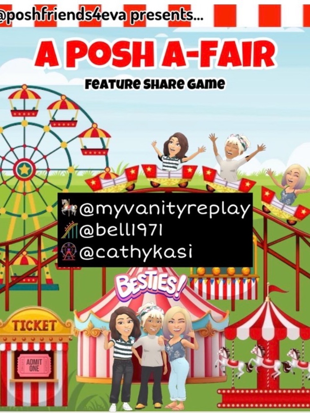 I’m at the fair today 🎉🎉🎉🎉